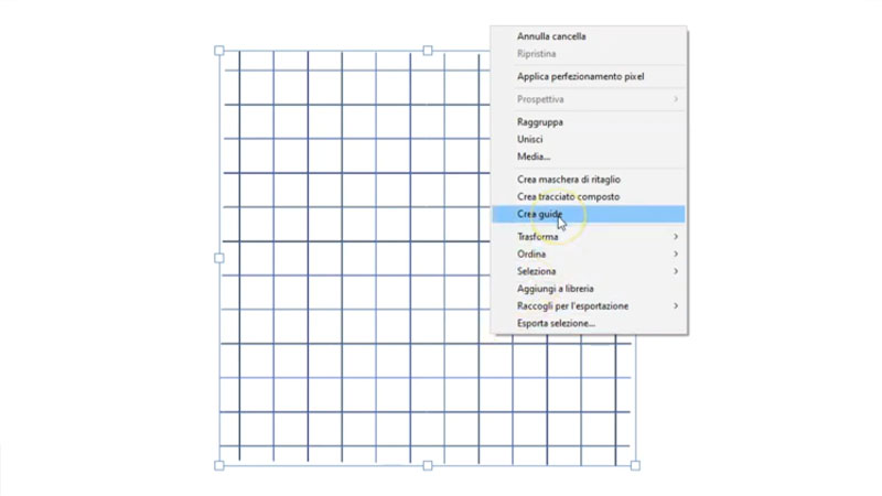 crea guide griglia crea guide griglia