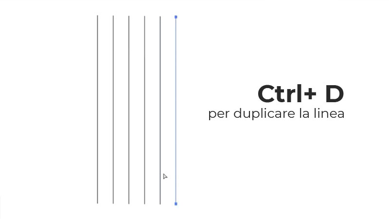 creare griglia duplicare linea creare griglia duplicare linea