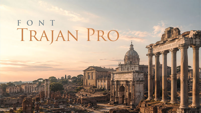 font trajan pro